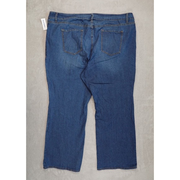 Old Navy Womens Denim Blue Mid Rise Original Bootcut Jeans Size 26 Short - Picture 3 of 13